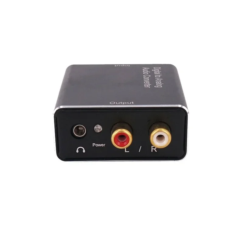 Convertisseur audio numérique-analogique, amplificateur, décodeur, fibre optique, signal coaxial, adaptateur audio stéréo analogique, 3.5mm