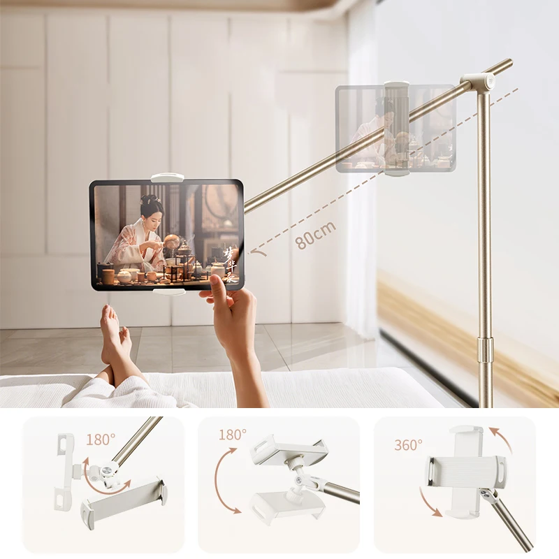 Flat Floor Stand, Bedside Table, Sofa Metal Cantilever Multi-functional Adjustable Lifting Support Frame