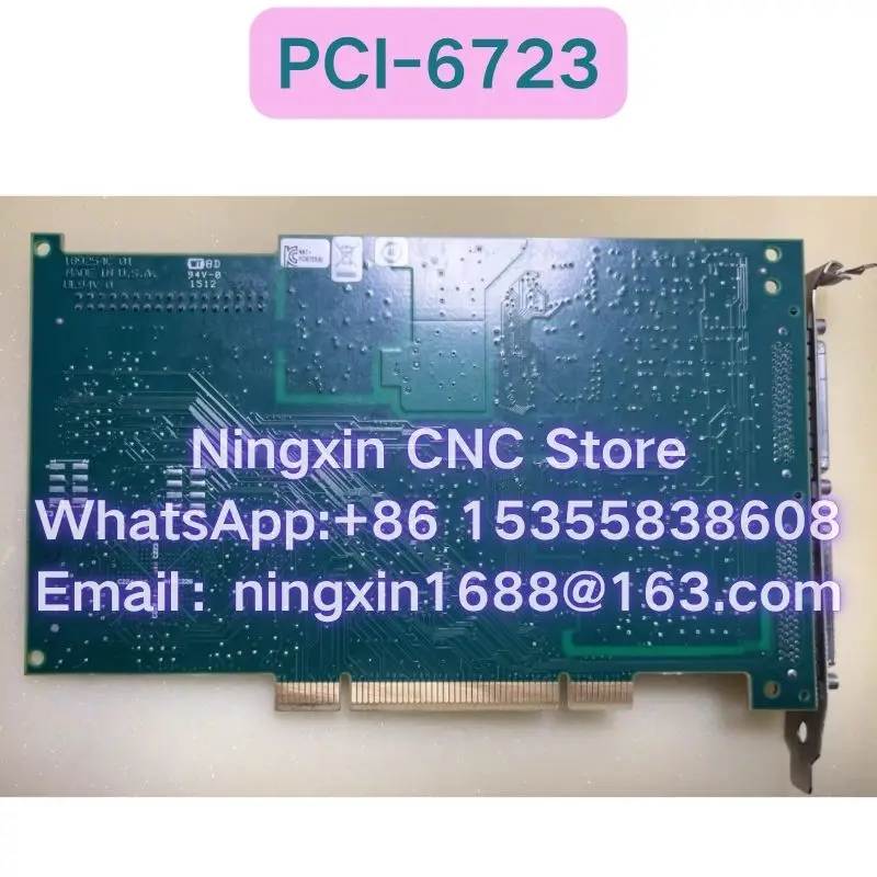 Second-hand PCI-6723 data acquisition card Functional test OK Fast delivery