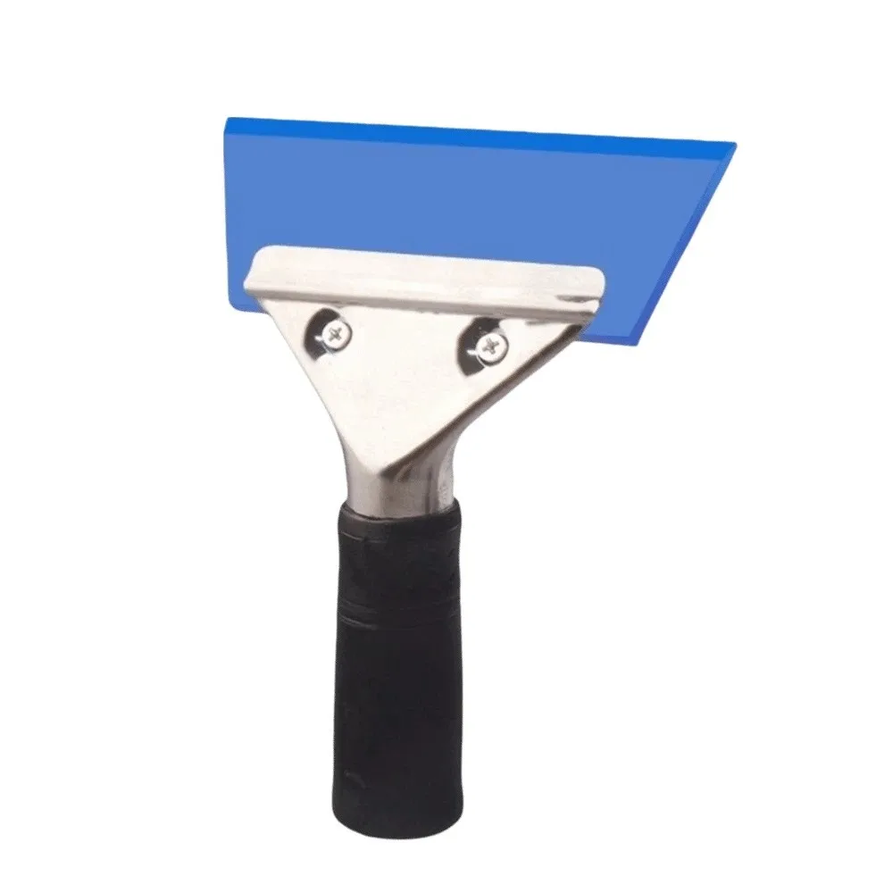 Stainless Steel Handle Car Window Tint Squeegee Replaceable Insert Clip-on Design Vinyl Wrap Squeegee Professional Grade