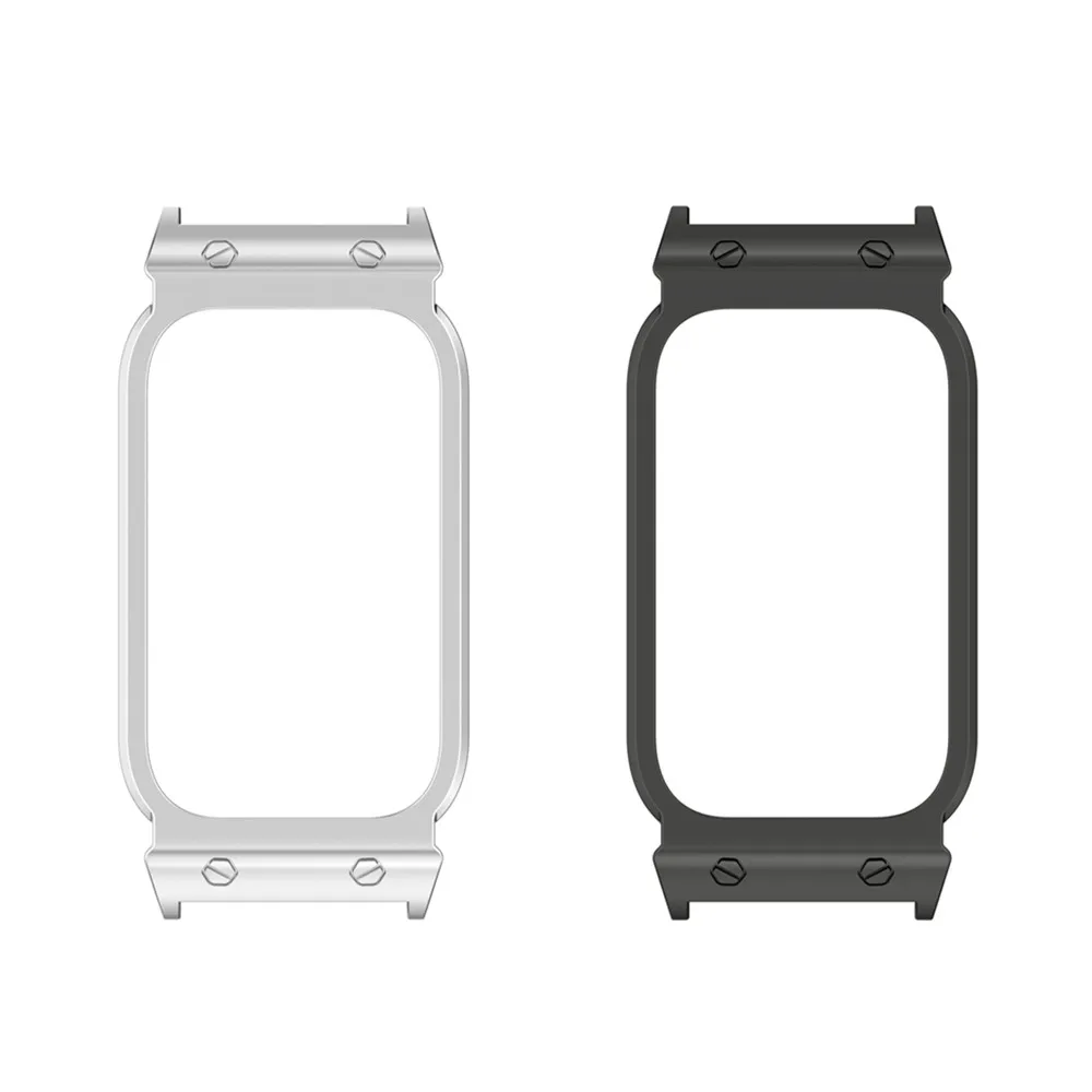 Metal Protective Cover For Xiaomi mi Band 11 Active Frame Smart Watch Case Accessories Connect 18mm Width Strap