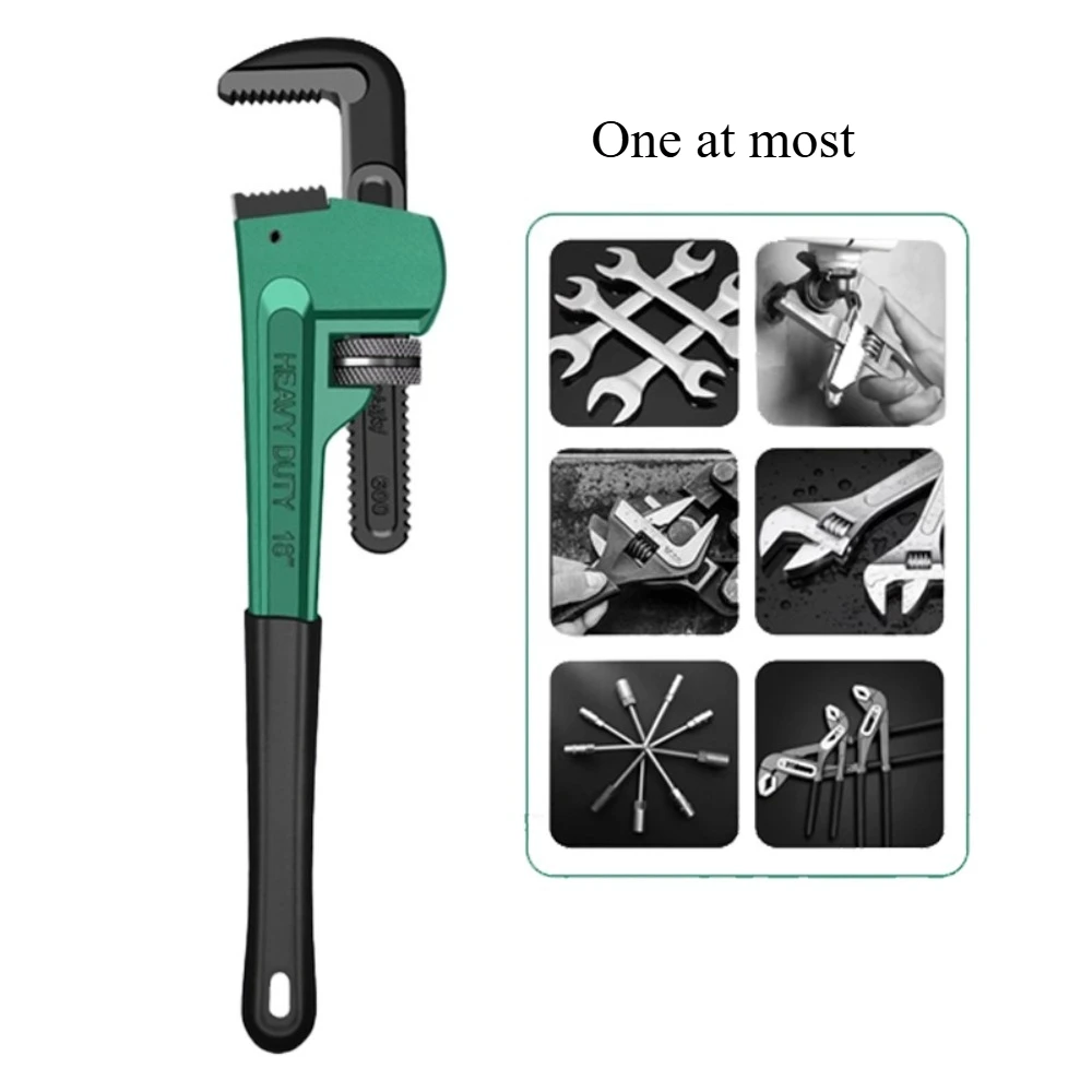 

Adjustable Pipe Wrench Universal Mouth Plumbing Spanner Hand Tool for Faucet Torque Plumber