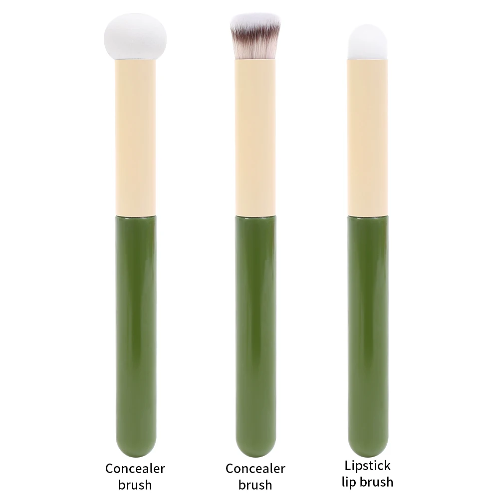 Sponge Head Concealer Brush Cover Spots Dark Circles Lipstick Makeup Brush Blending Eyeshadow Contour Cosmetic Brush Makeup Tool