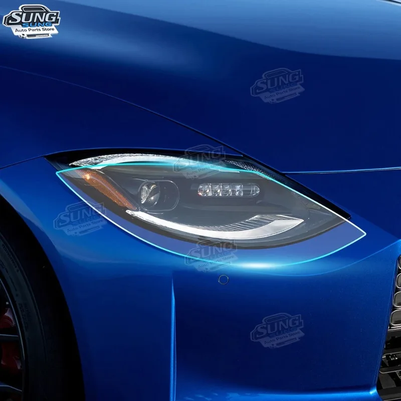 

Для Nissan Z 2023 2024, автомобильная пленка для фар заднего вида, аксессуары, ТПУ, предварительно вырезанная PPF, прозрачная защитная пленка, наклейка против царапин