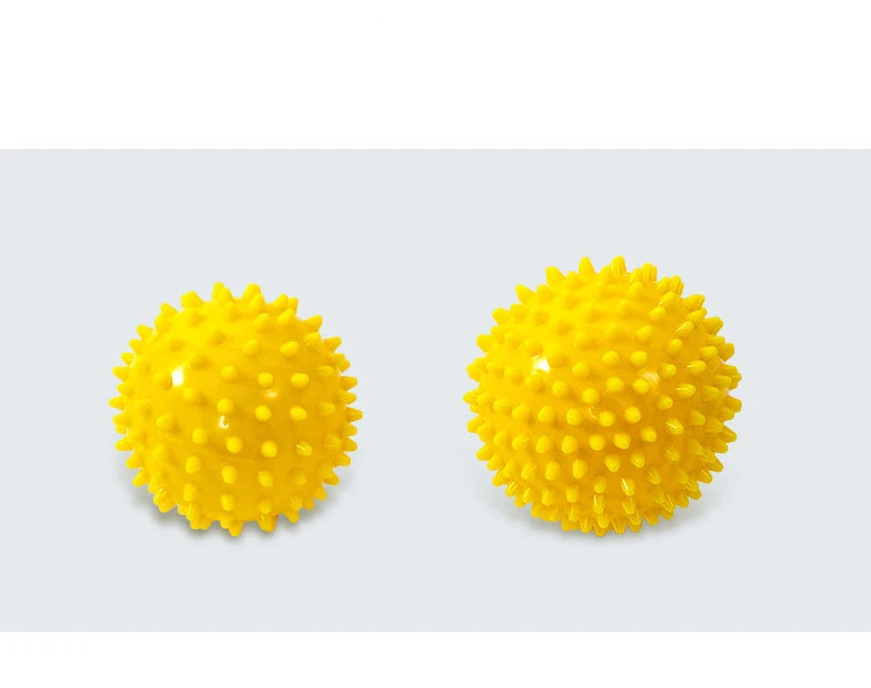 Durable PVC Spiky Massage Ball Trigger Point Sport Fitness Hand Foot Pain Relief Plantar Fasciitis Reliever 7cm Exercise Balls