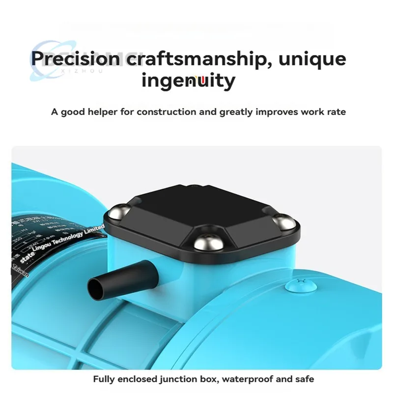 Plate vibrator attached to cement concrete building sand screen hopper vibration motor 220V single three-phase 380V