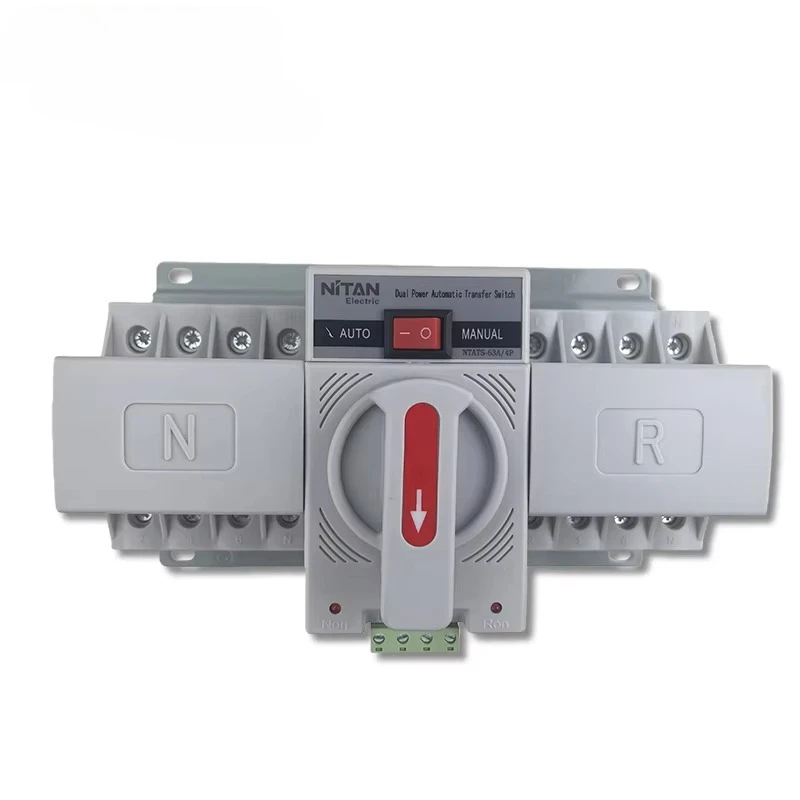 Dual power supply three-phase CB type automatic transfer switch 100A/125A industrial DIN rail ATS 3P