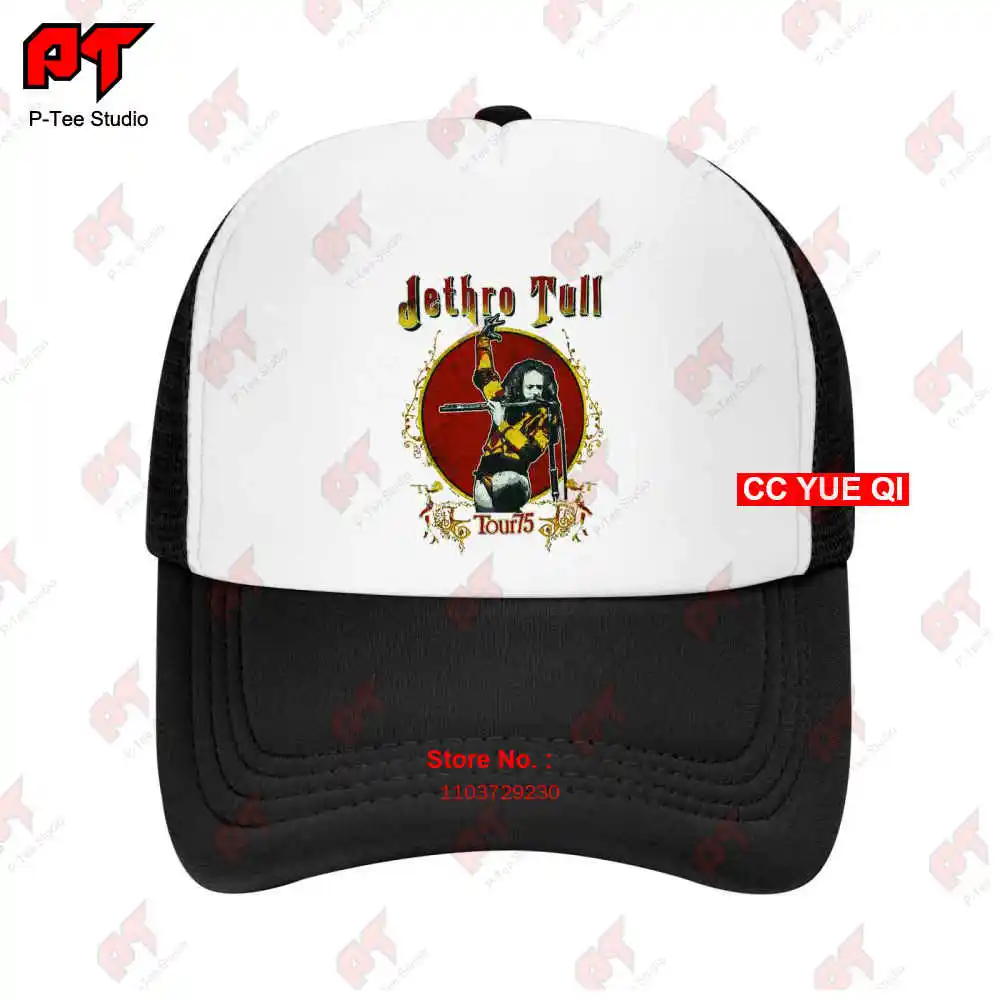 Jethro Tull Tour 75 Baseball Caps Truck Cap QPVO