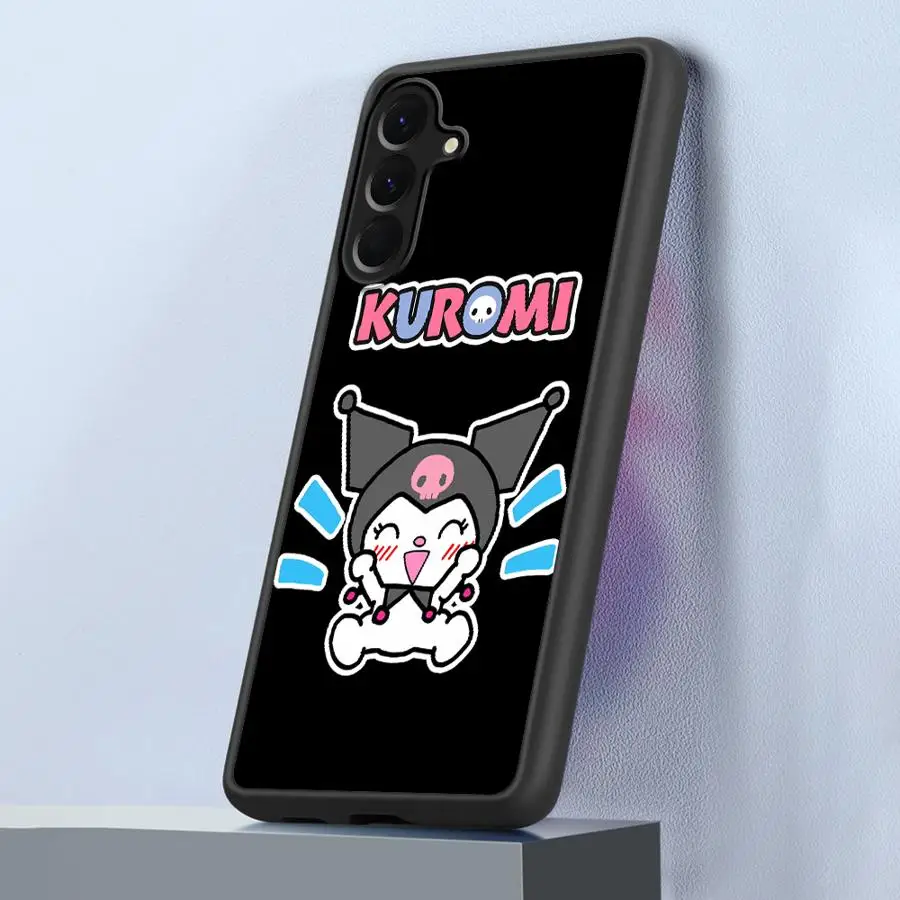 Casing Belakang Ponsel untuk Samsung Galaxy A30 A70 A12 A50 A14 A06 A15 A16 Note 20 Ultra 10+ 9 8 A05 A13 Sanrio Happy Kuromi