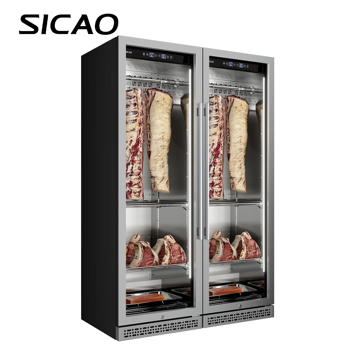 RTS Dry Age Fridge Wine Cooler Fridge Refrigerator and  Salami Fish Cheese Beef Steak Dry Aging Refrigerator