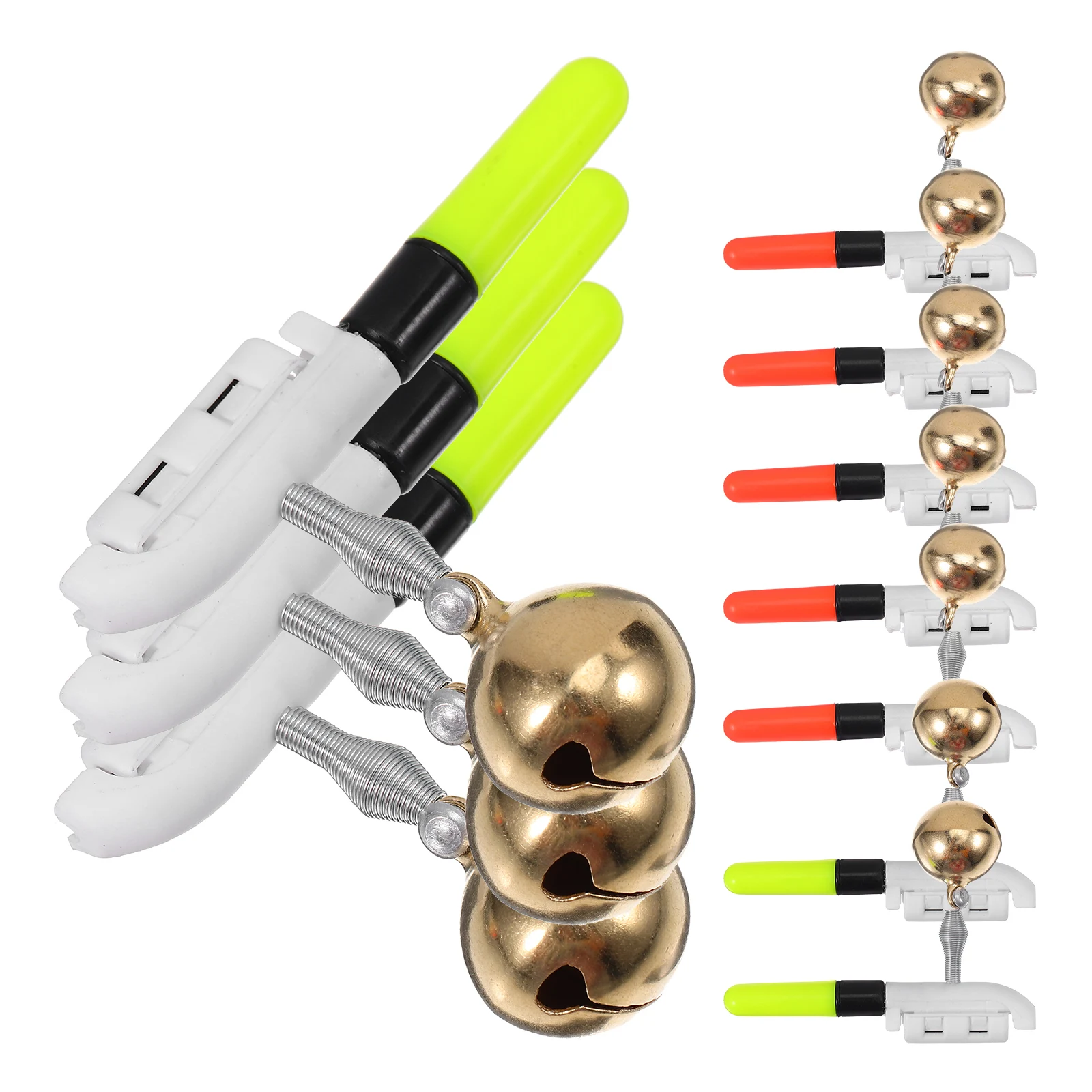 

10pcs Bright Glow Sticks LED Night Bite Alarm Lights for Fishing Rods Outdoor Accessories Fishing Tackles Gear