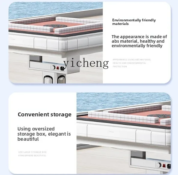 

zz Double Folding Space-Saving Mahjong Machine Fully Automatic Dining Table Household Folding