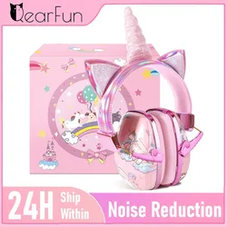 New Kid Earmuffs Noise Protection Safety Ear Muffs Protectors for Children Hearing Kids Gifts Noise Cancelling Headphones 22dB