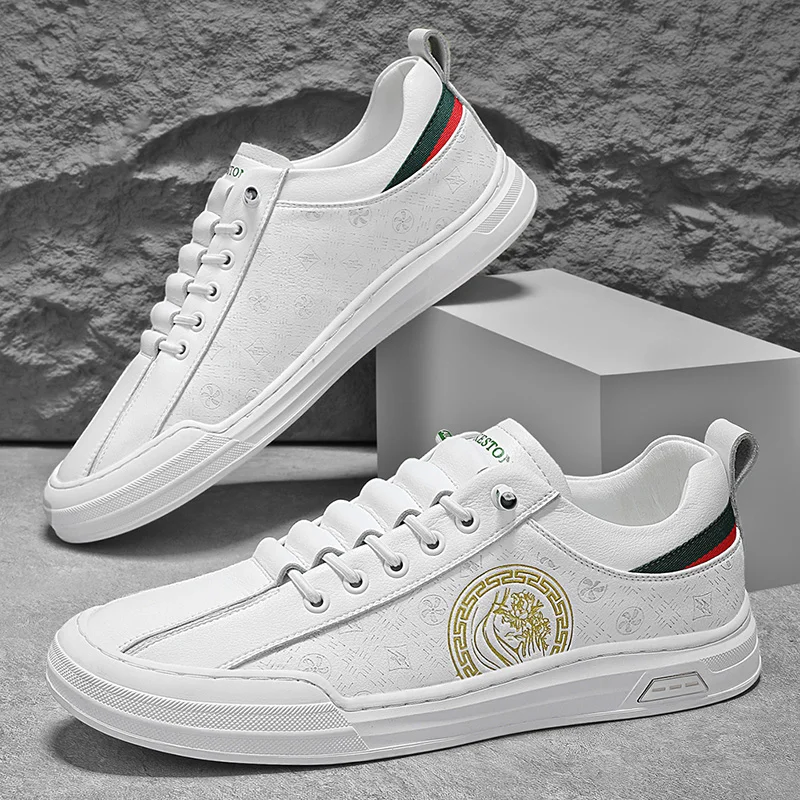 2025 Men's New Autumn German-Style Training Sneakers - Chunky Low-Tops, Breathable & Versatile for Skateboarding & Casual Wear