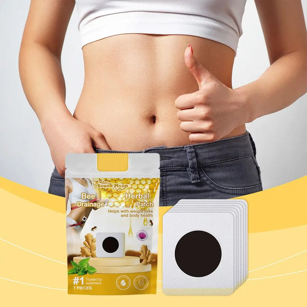 Bee Slimming Belly Button Patch Pure Natural Ingredient Eliminate Fat Absorb Excess To Mild Immediately To Easy Slim Down H2S5