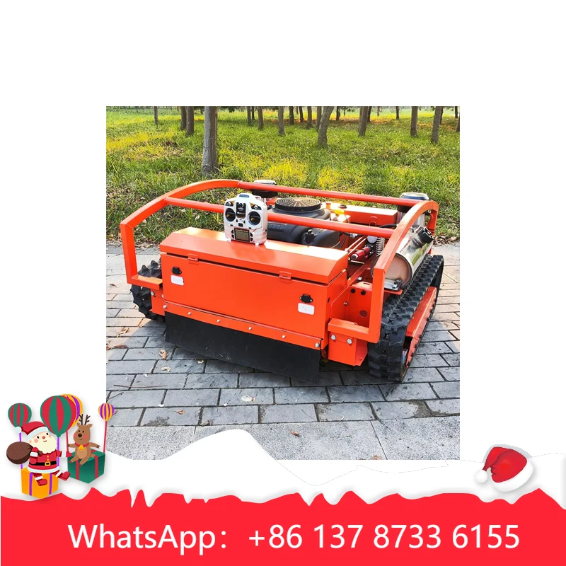

CE Certified High Quality Electric Remote Control Robot Lawn Mower 48v Cordless Agriculture Hill Climb Weeder
