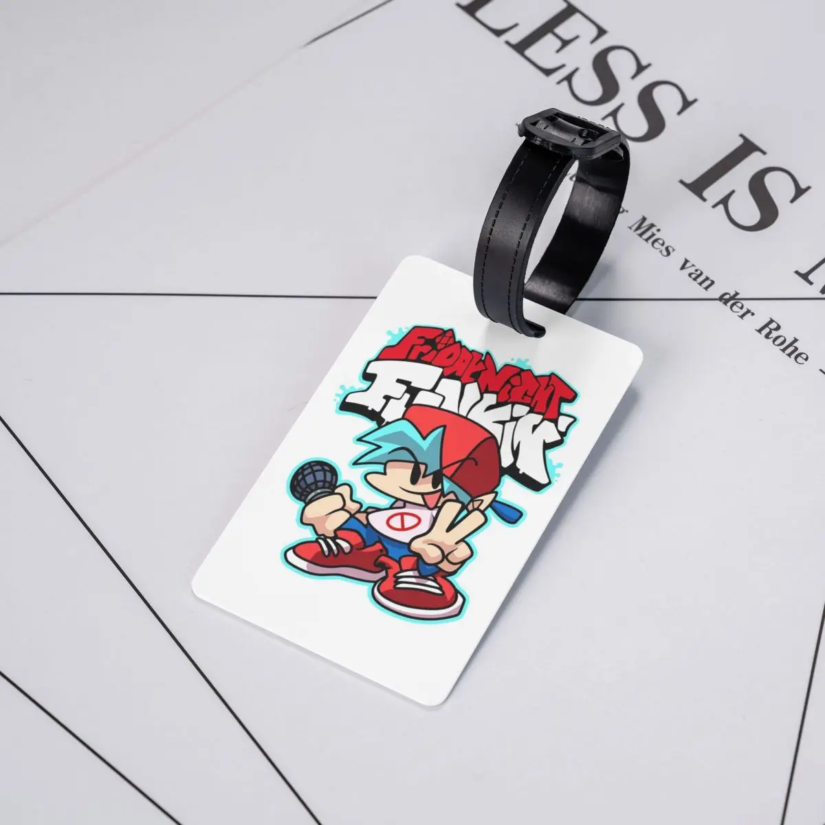 

Бирки для багажа Friday Night Funkin, аксессуары для чемоданов, бирка для ручной клади, держатель для этикеток, идентификатор, имя, адрес