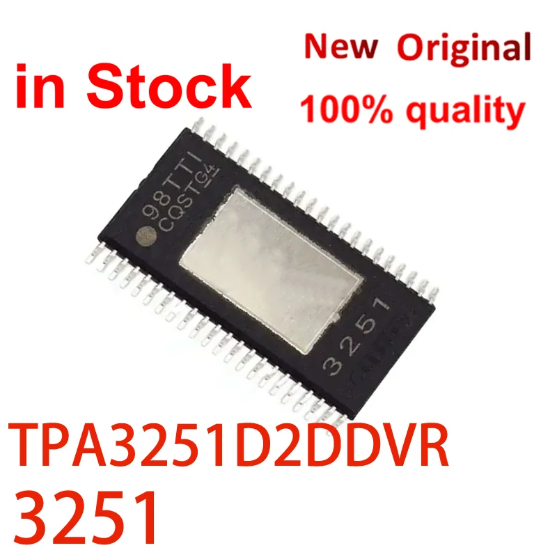 (1 pcs)100% Original New TPA3251D2DDVR 3251 TPA3251 SOP-44 Audio power amplifier IC chip