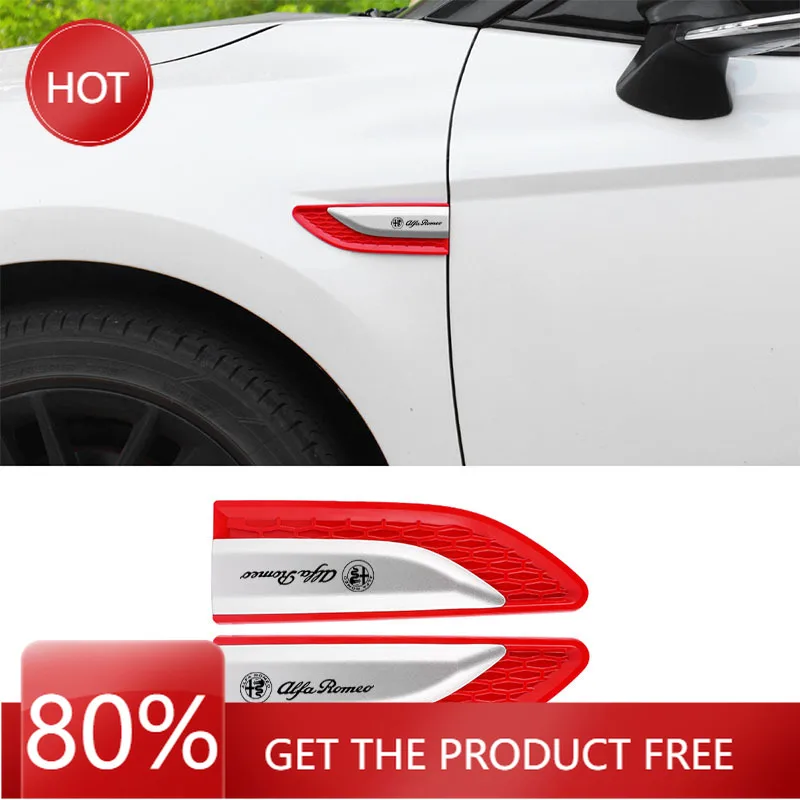 

Hub Caps Car Badge Side Door Fender Stickers Car Stickers Decorations For Alfa Romeo Giulietta 159 Mito Giulia Stelvio 147 Car A