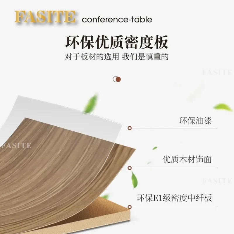For Conference Room Simple Modern Long Table Large Multi-person Training Desk Office Furniture Negotiation Table
