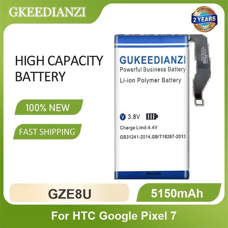 Batteria per HTC Google Pixel 7 GZE8U GZEBU ad alta capacità
