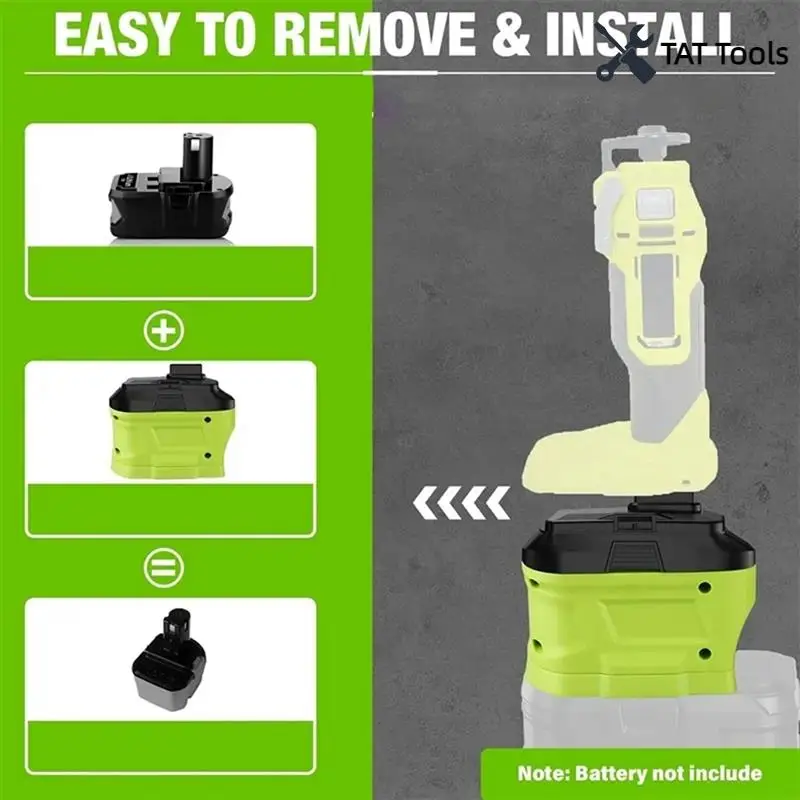 

Battery Adapter Converter For Ryobi 18V Lithium Battery Converted To For Ryobi 12V Power Tools Power Tool Accessories