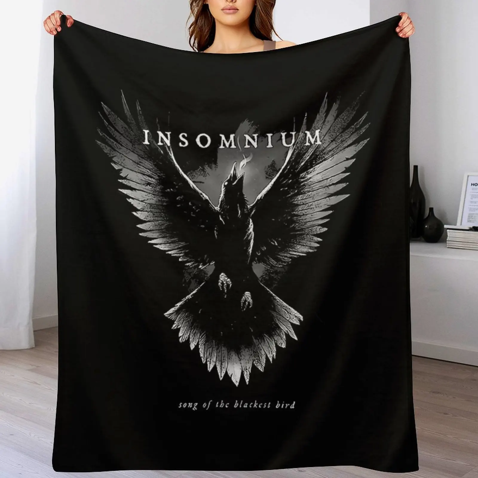 

Insomnium Throw Blanket