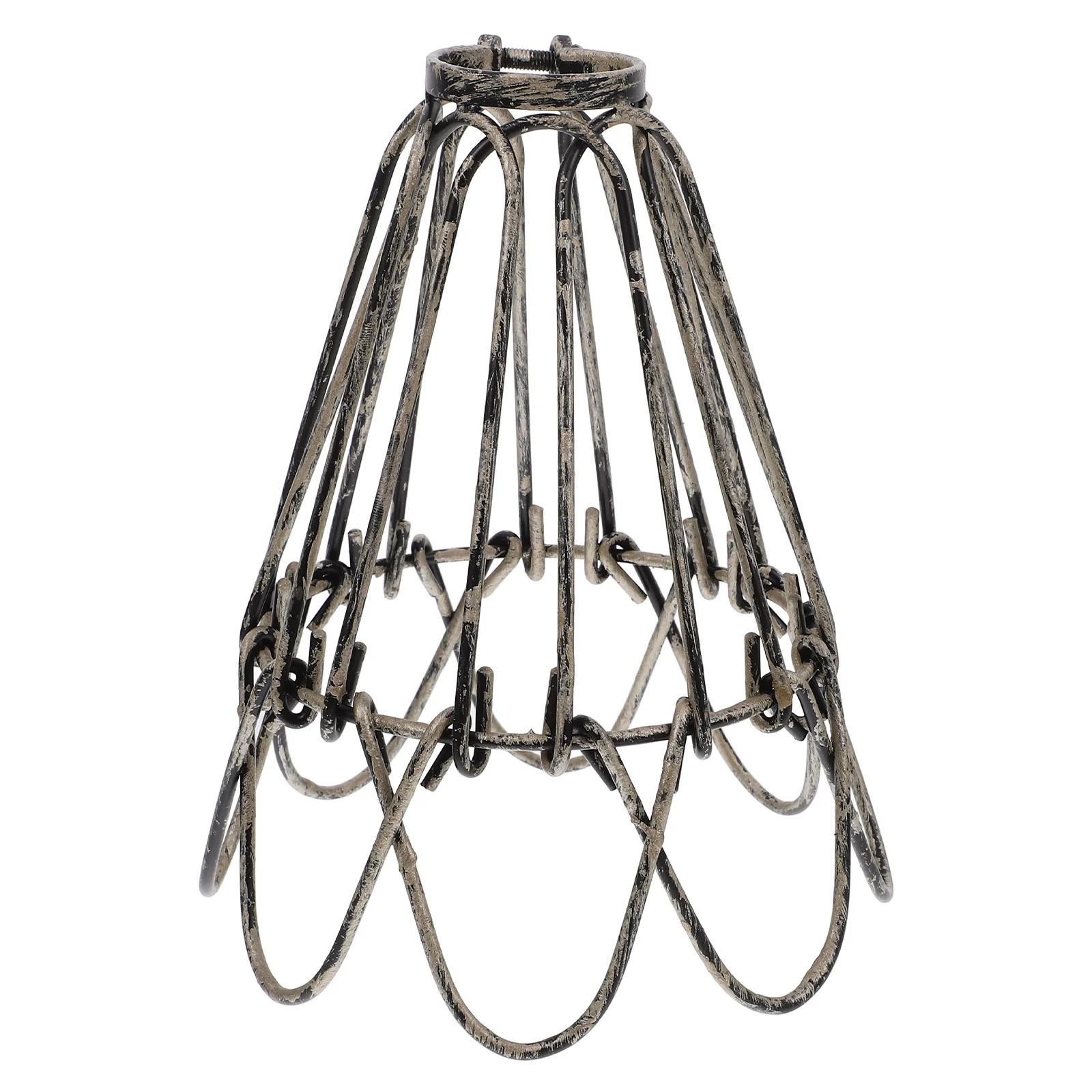 

Vintage Lampshade for Hanging Hollowed Hotel Decor Personality Out Light Iron Restaurant