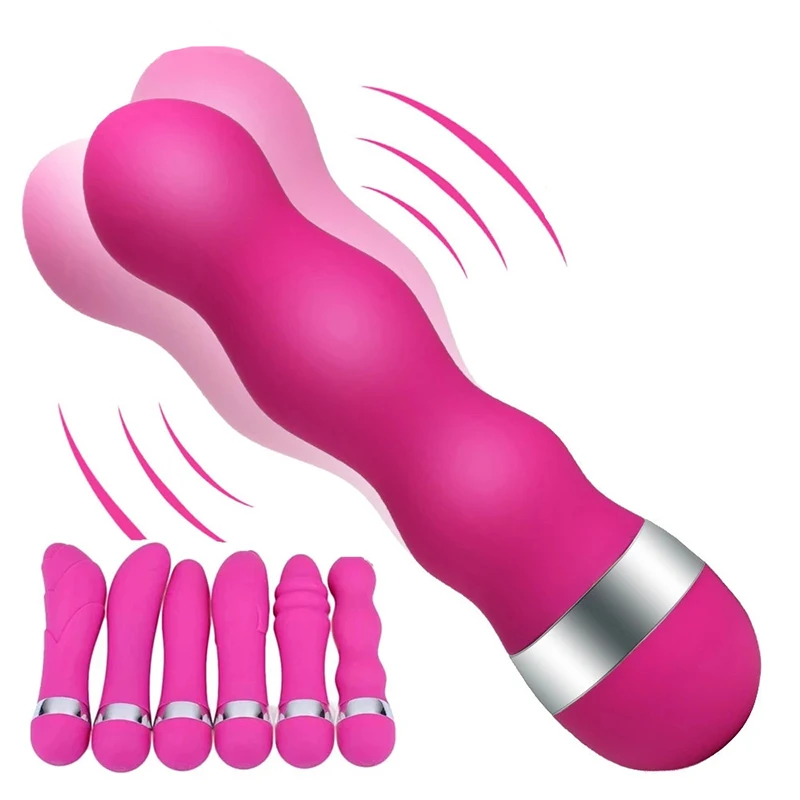 Female Masturbator G Spot Clitoris Stimulator Anal Butt Plug Bullet Vibrator Sex Toys For Women AV Stick Dildo Vibrator Massager