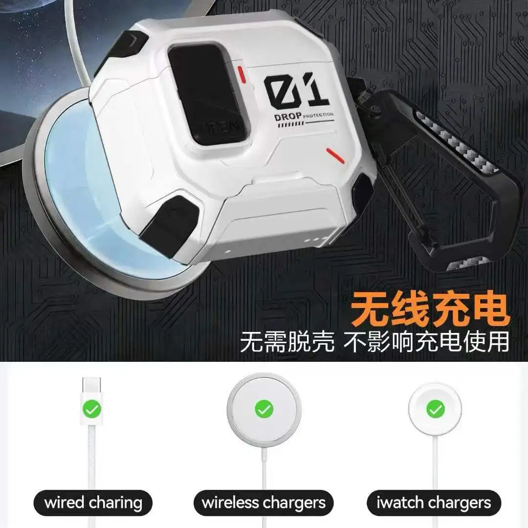 2026 For AirPods 5 Switch Case【One-click Open】Compatible with Magnetic Charging For AirPods 4 Pro Pro 2 Pro 3 Earphone Fundas