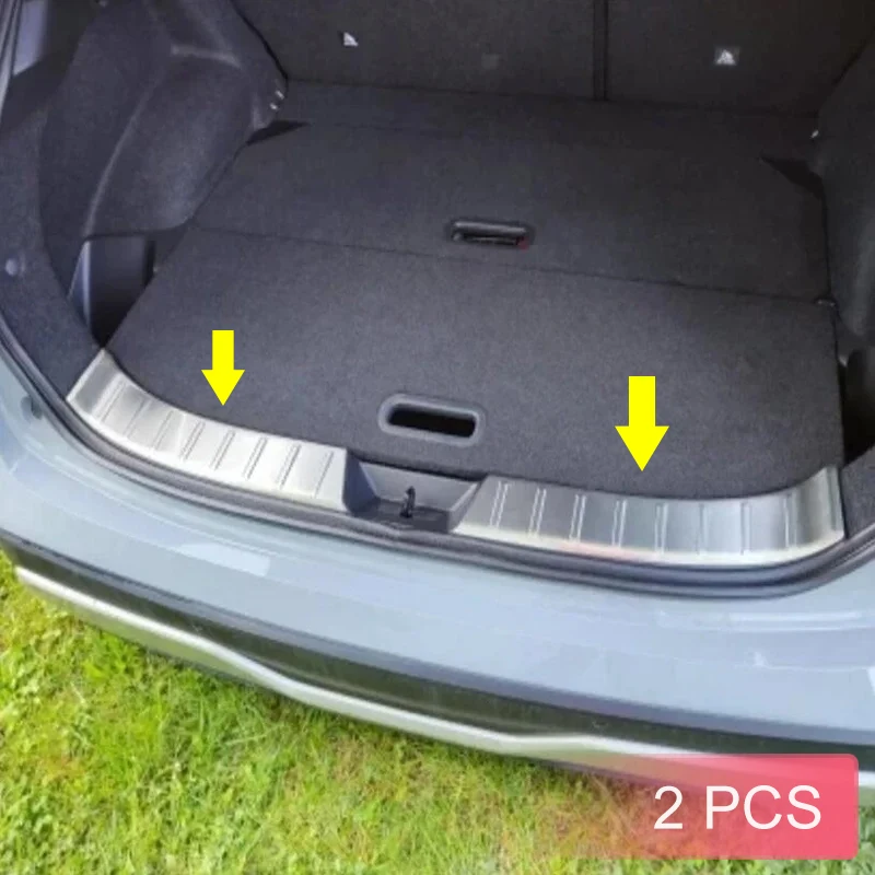 

For Nissan Qashqai J12 2022-2025 Stainless Steel Rear Bumper Trunk Sill Kick Protector Cover Luggage Entry Guard 2023 2024