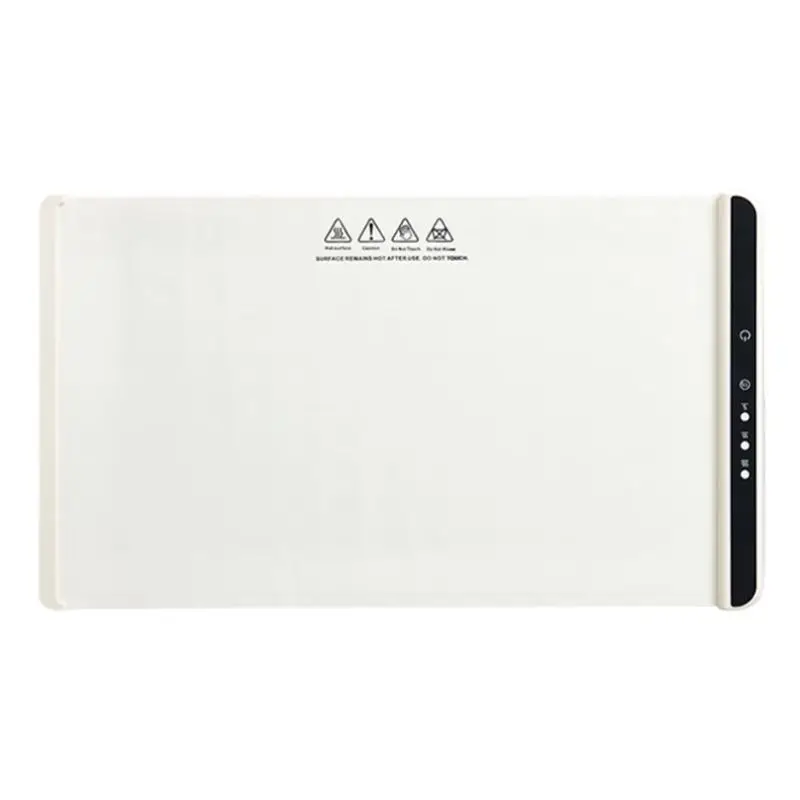 ABVI-Warming Tray Food Warmer Plate Foldable Portable Food Fast Heating Mat Electric Warmingtray With 3 Tem Setting US Plug