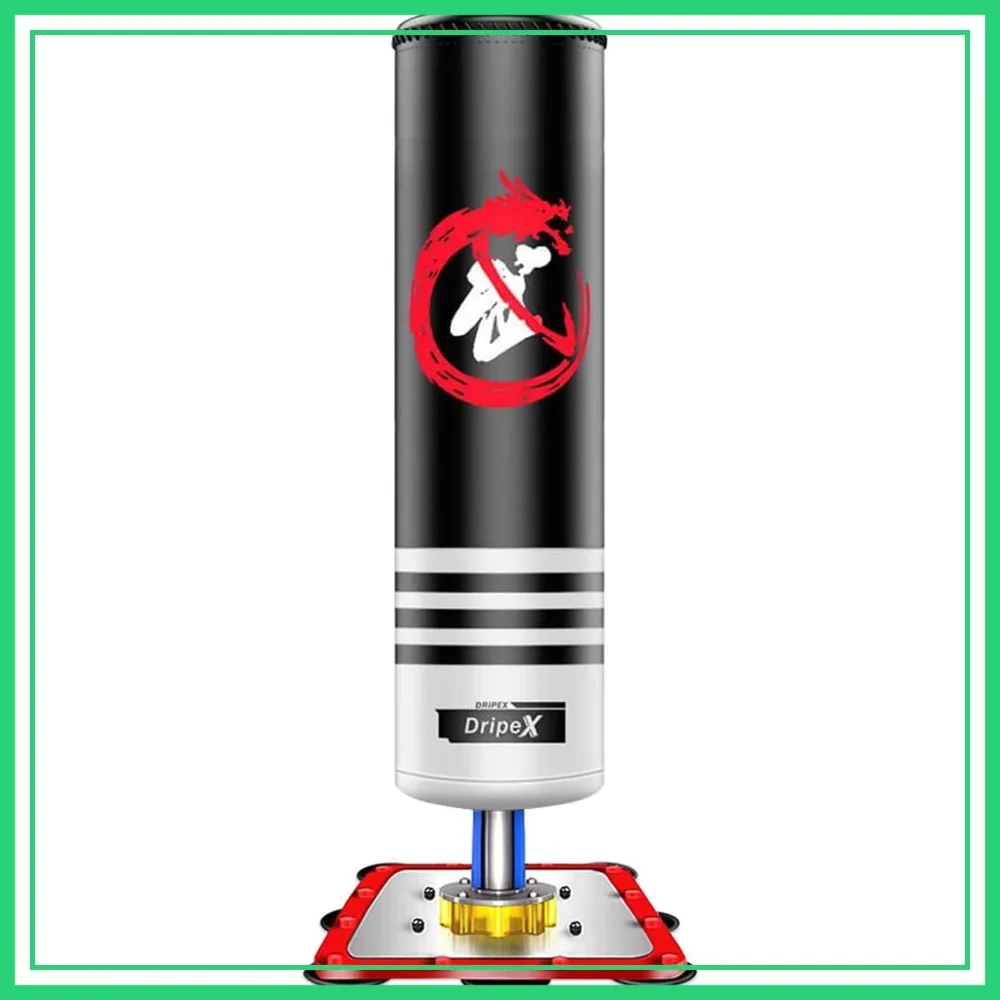 

47" Freestanding Punching Bag with Suction Cup Base, Heavy Boxing Bag for Home Gym Workout, Kickboxing & MMA Training