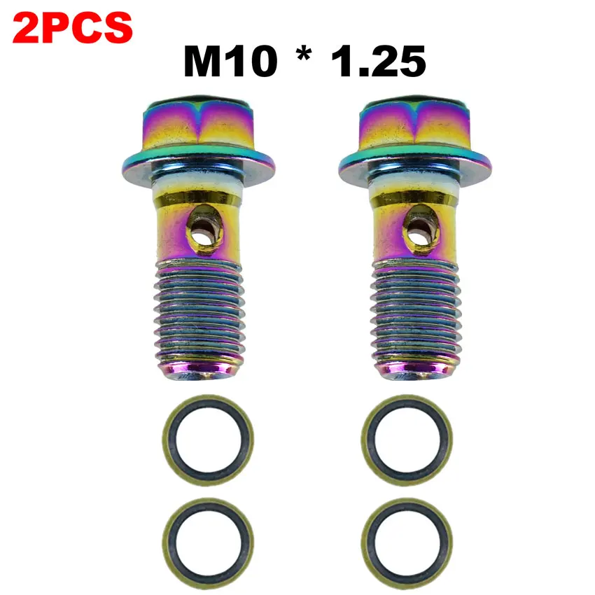 Stainless steel M8 M10 Brake Caliper Banjo Bolt Oil Drain Screw For Yamaha Kawasaki Suzuki Aprilia Brake Hose Screw