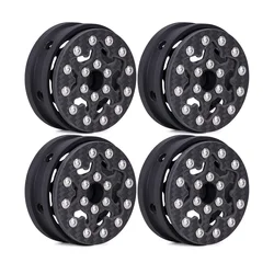 1.9 Inch Carbon Fiber Beadlock Wheel Rims for 1/10 RC Crawler Car Axial SCX10 D90 TRX4 TRX6 Gen8 DIY