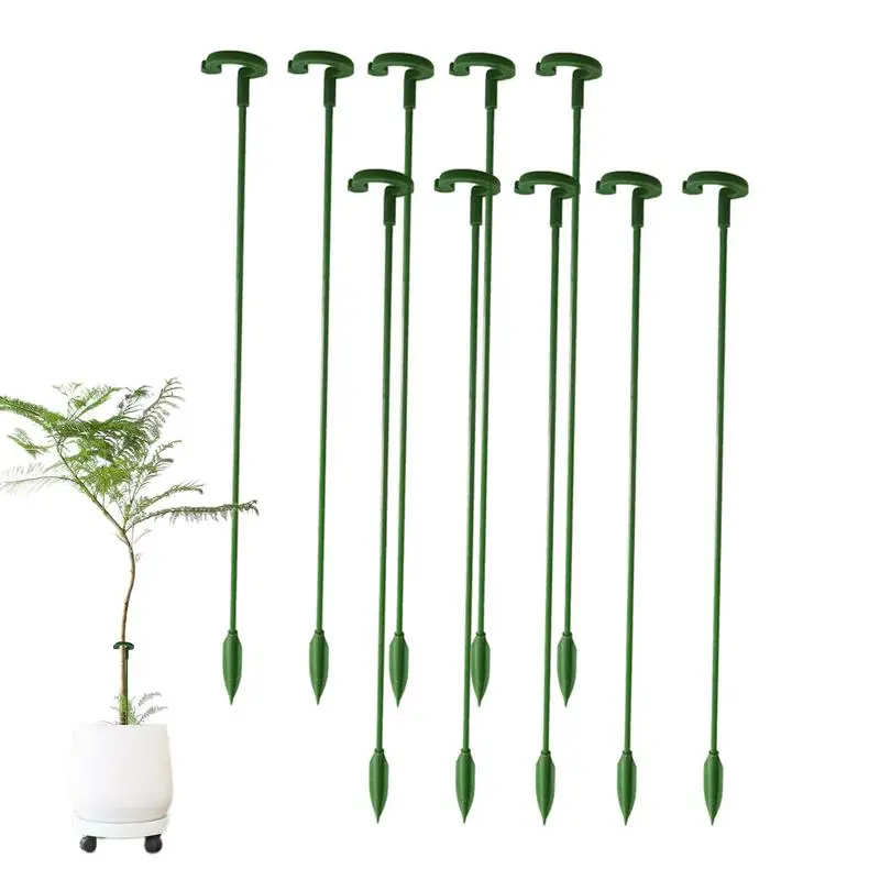

Plant Support Stakes 10X Garden Orchid Stakse Reusable Flower Rod For Houseplant Gardening Vegetable Garden Orchid Rose Tomato