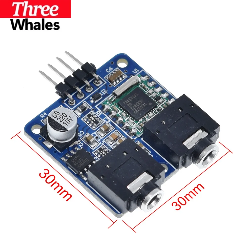 1/2/5PCS THR TEA5767 FM Stereo Radio Module for Arduino 76-108MHZ With Free Cable Antenna