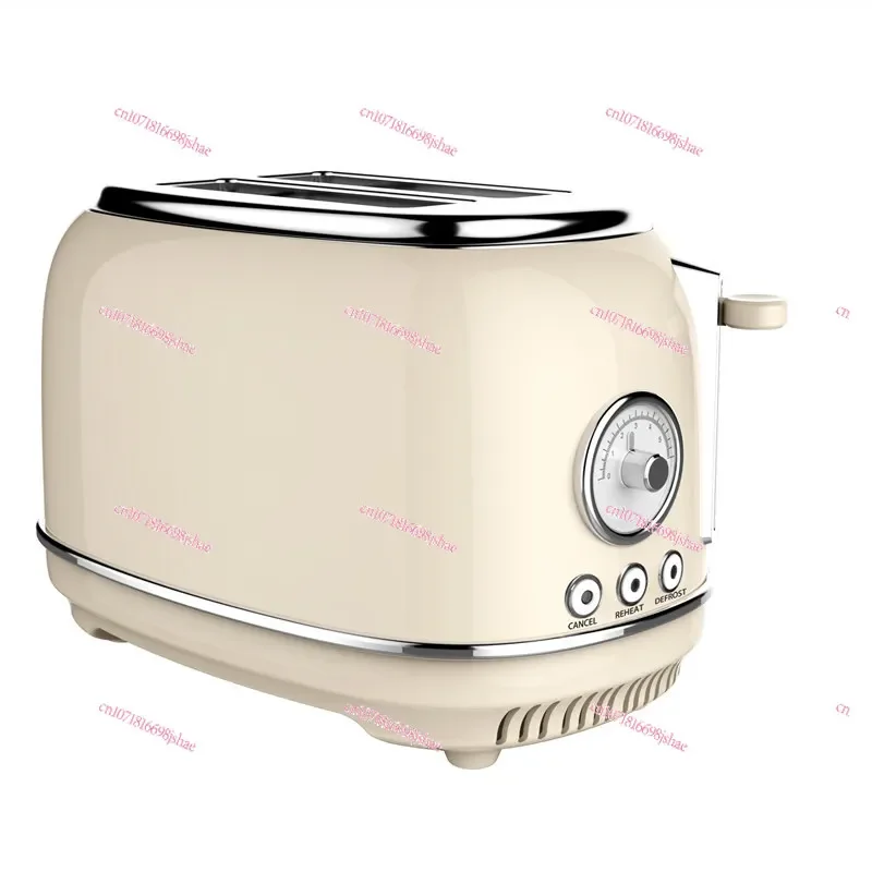 Toaster 2 Pieces Fully Automatic Home Toaster Breakfast Toaster Retro