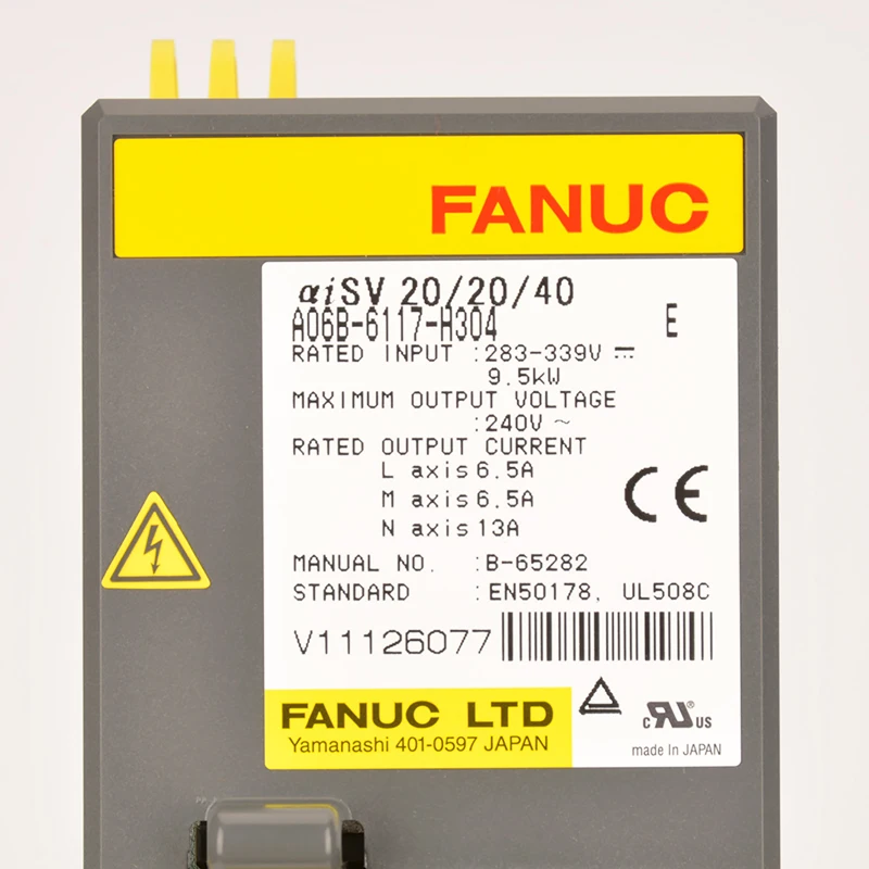 A06B-6117-H304 CNC Control Parts Servo Amplifier Drive Module Controller 1 Year Warranty A06B-6117-H304