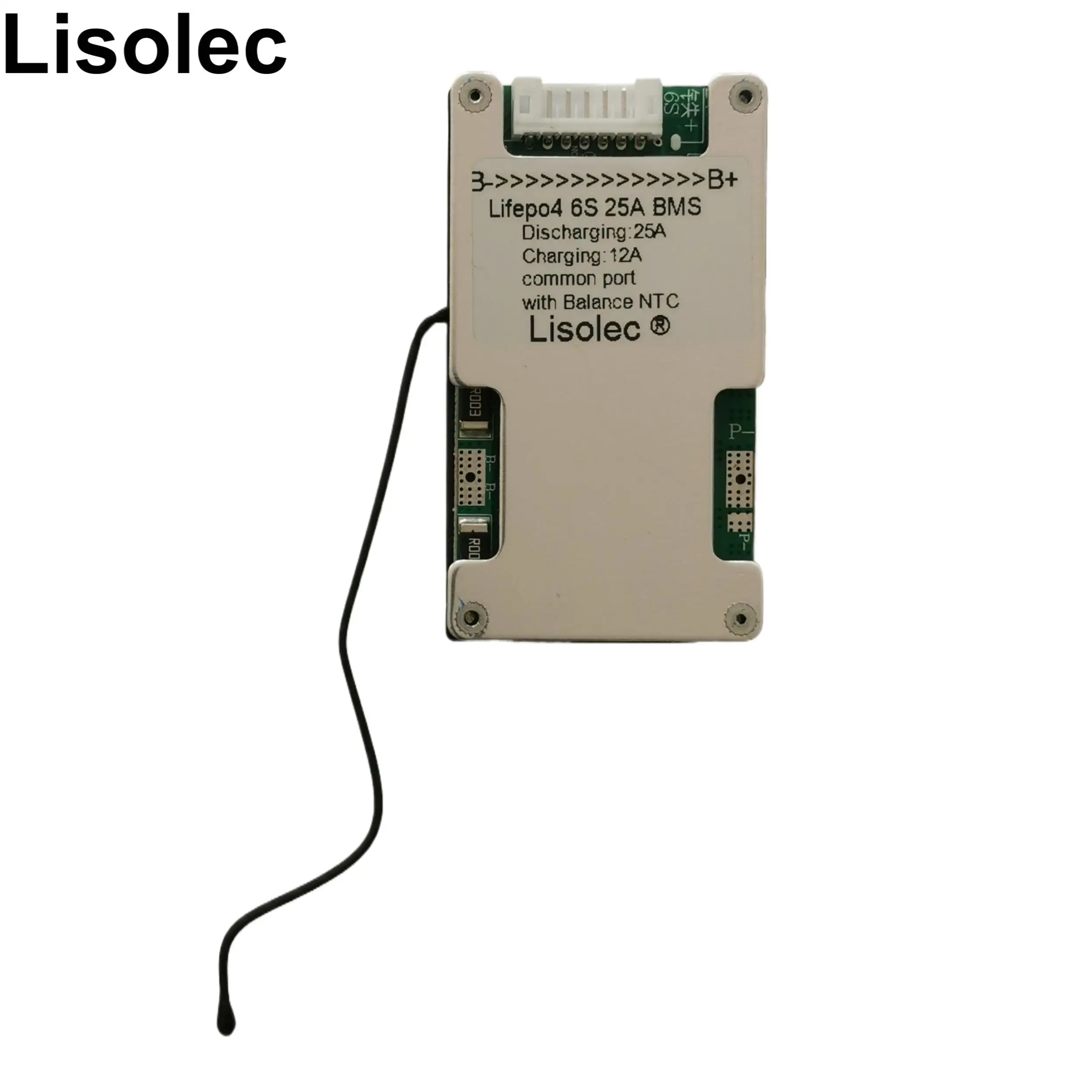 Placa de circuito de protección de temperatura Lifepo4 BMS 6S 15A 20A 25A con Balance NTC, módulo de placa de protección de carga de batería 18650