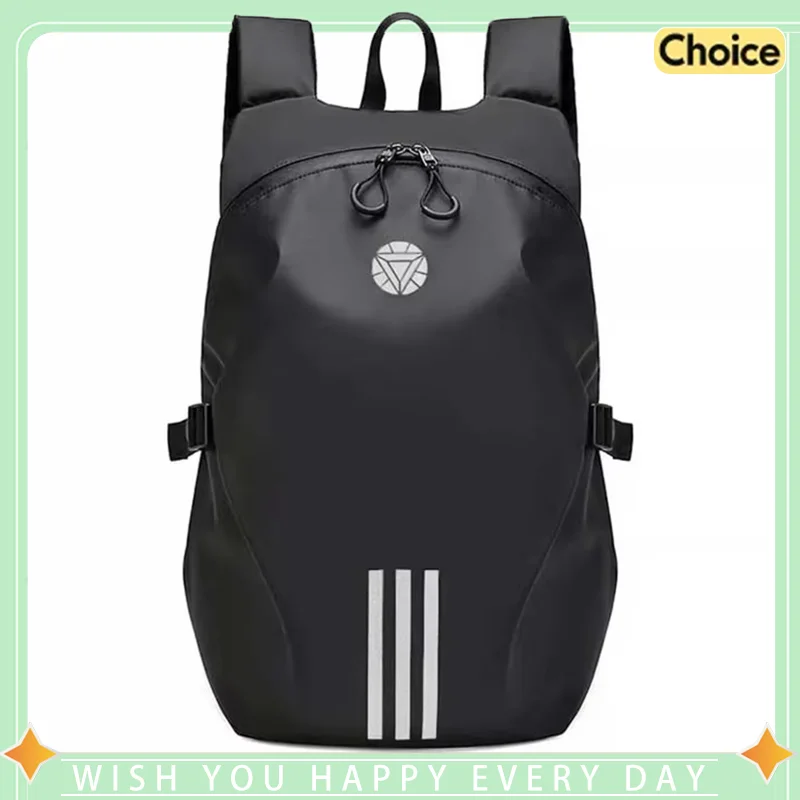 

Motorcycle Backpack Motorbike Helmet Bag Waterproof Large Capacity Dual Shoulder Riding Pack for Full Face Helmet Touring Gear