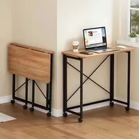 Home foldable table Small apartment portable model Installation-free table Folding removable rectangular space-saving model