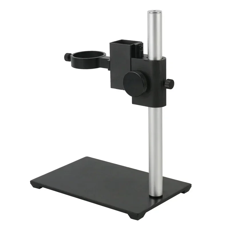 Supporto per messa a fuoco ad anello da 42mm 50mm Supporto per microscopio video industriale da laboratorio regolabile Staffa da tavolo in metallo