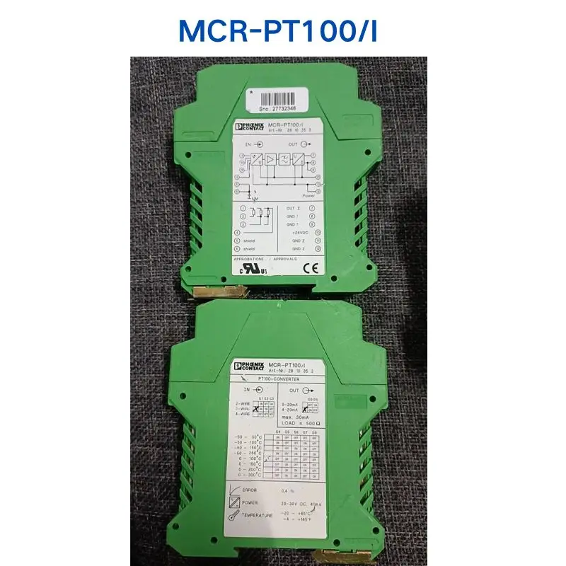 Second-hand test OK PHOENIX Transmitter MCR-PT100-I 2810353