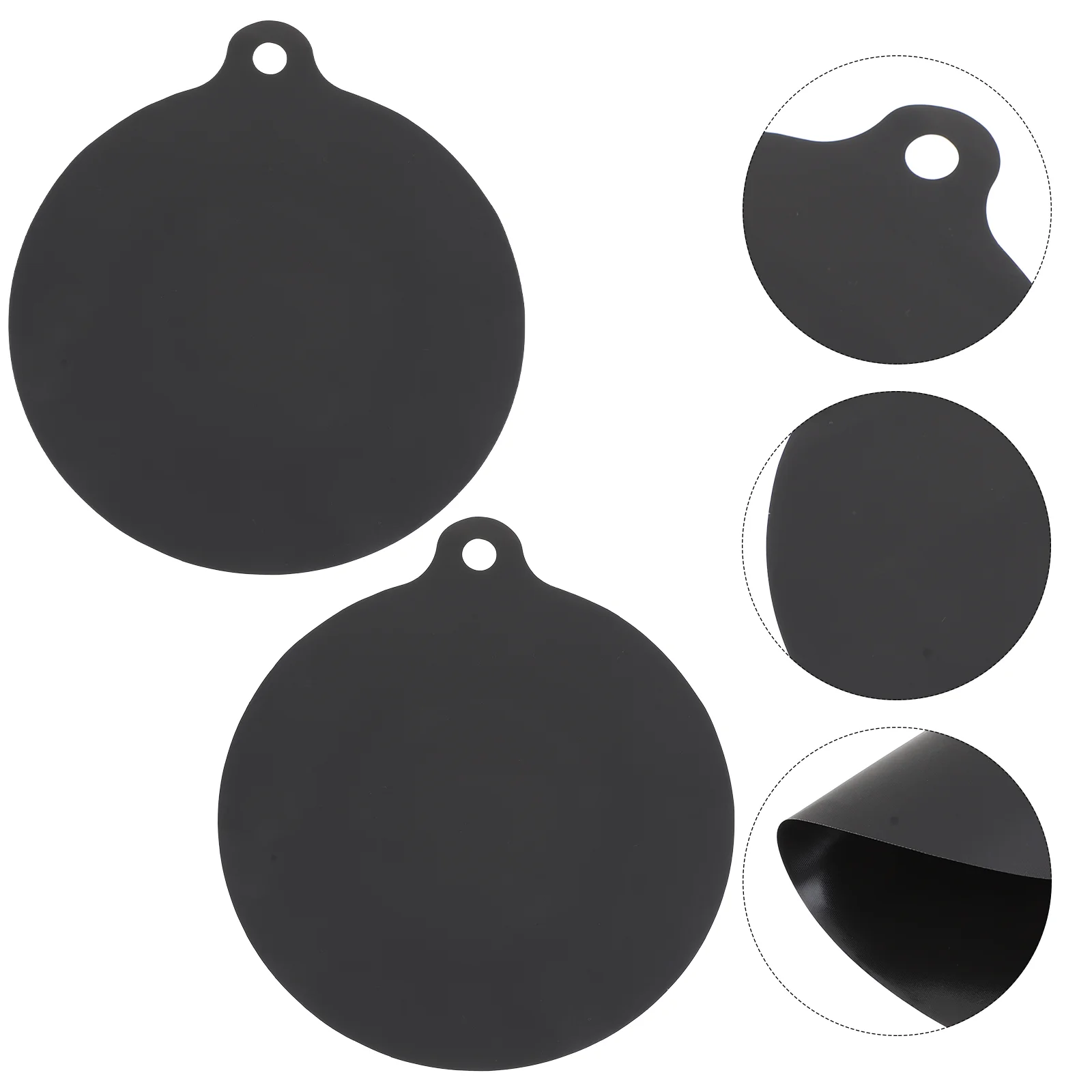 2 Pcs Induction Cooker Silicone Mat Kitchen Accessories Hob Protector Protective Countertop Oven Stove Cover Cooktop Air Fryer