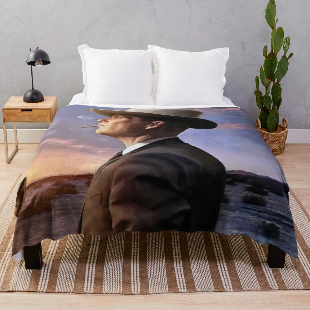 

Oppenheimer (2023) Cillian Murphy Throw Blanket Hairys Luxury Brand Blankets For Baby Flannels Blankets