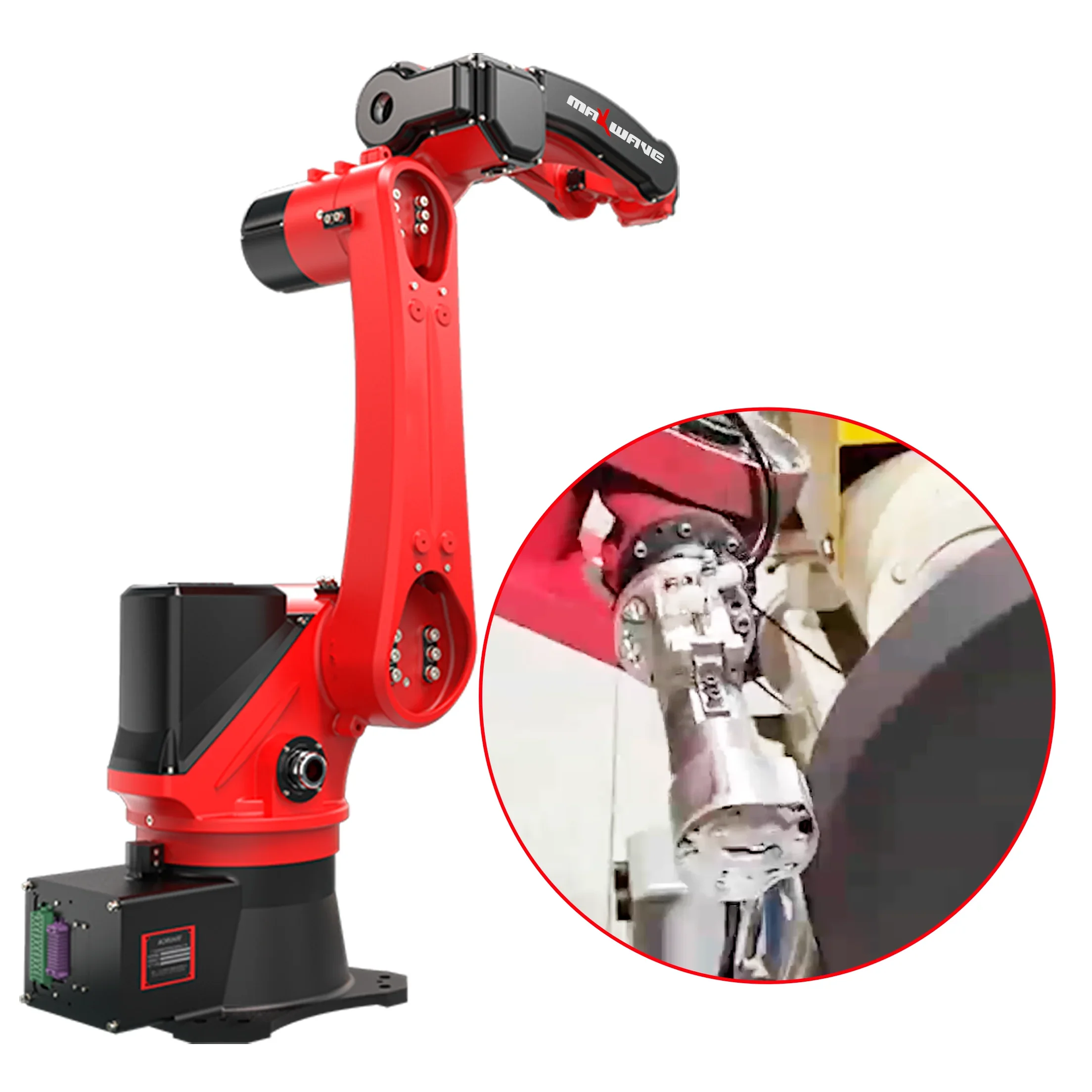 Maxwave 6 Axis Industrial Robot Arm Automatic Welding Robot Arm Robotic Welding Range 1600mm Programmable For Welding/Painting