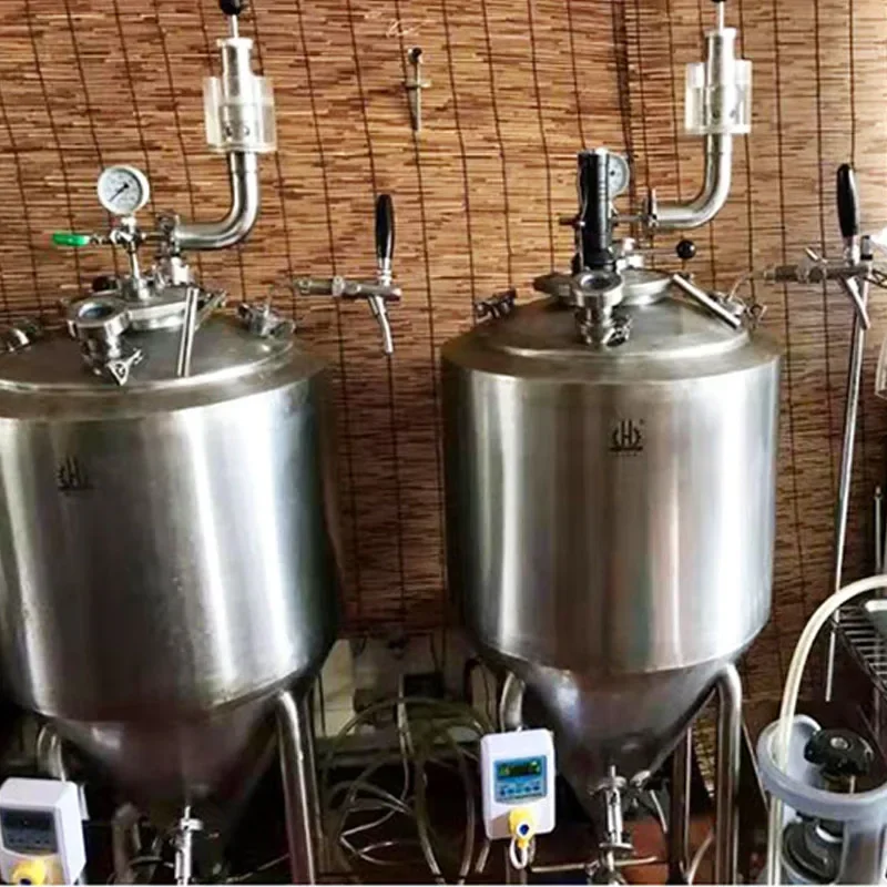 For 65L Pressure-holding Insulation Refrigeration Beer Fermentation Tank Fresh-keeping Bar Hotel Brewery Equipment