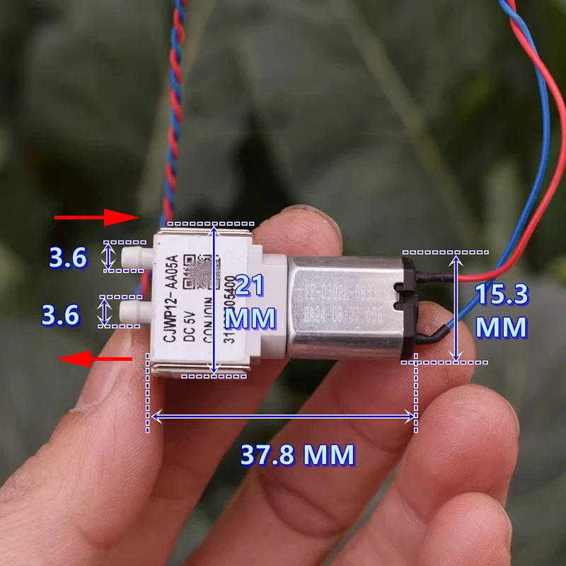 

CJWP12 Small 030 Motor Water Pump DC 5V 6V Mini Self-priming Suction Liquid Pump Diaphragm Water Pump DIY Home Sweeper Robot