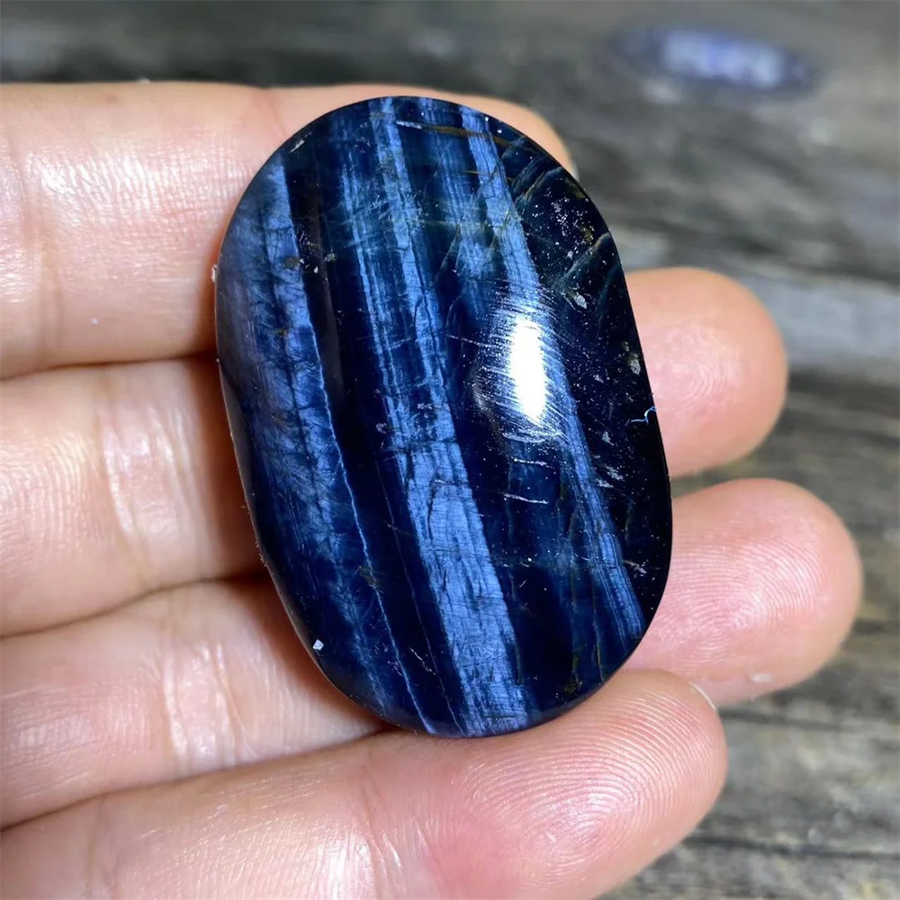 Rainbow Blue Tiger's Eye Crystal Palm Quartz Natural Stone Reiki Energy Witchcraft Minerals Handwork House Decoration Home